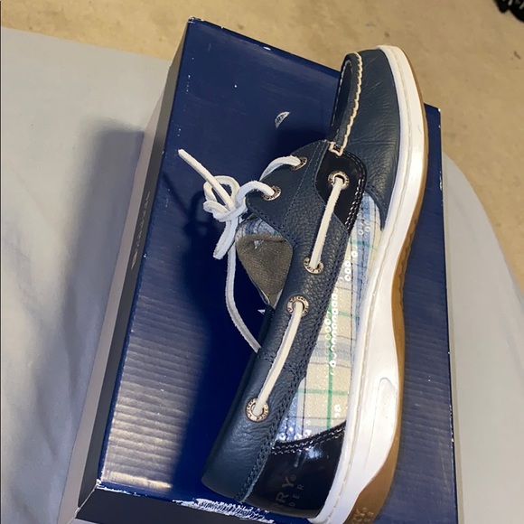 Speedy Bluefish Navy/ Plaid Seq - Picture 4 of 4